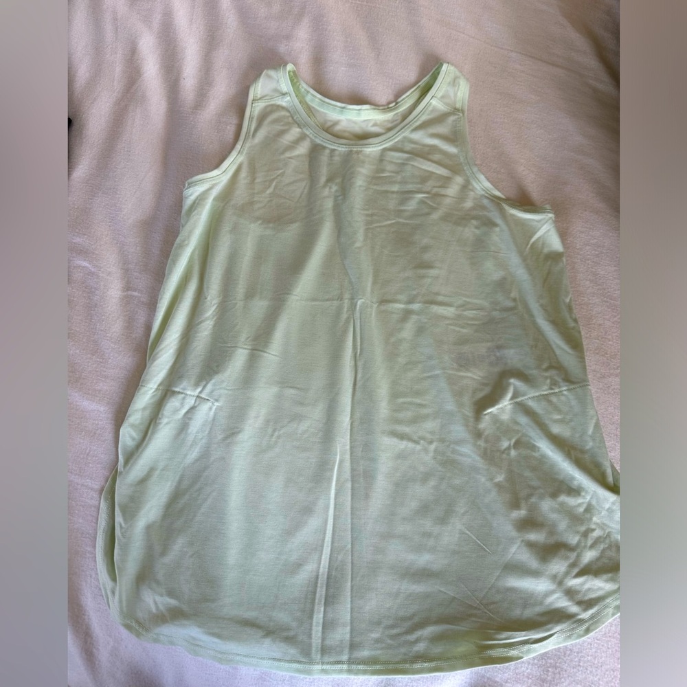 Athleta Girl light mint color tank size 16